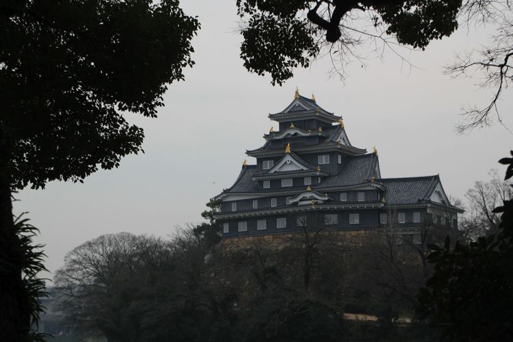 castillo de okayama castillo de okayama