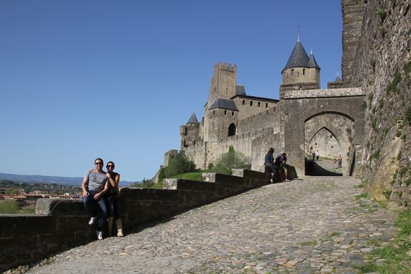carcassone en un viaje por los castillos cataros