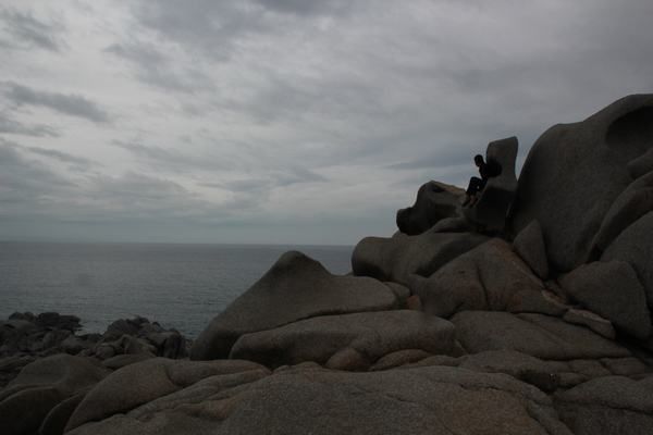 Capo Testa en un viaje a cerdeña