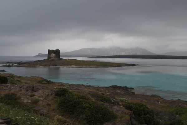la pelosa en un viaje a cerdeña