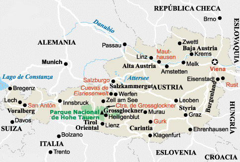 Viaje a Austria en coche de alquiler durante 11 días