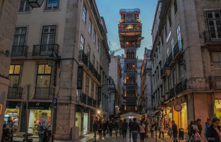 Ascensor de Santa Justa, otro de los lugares incluidos en la Lisboa Card