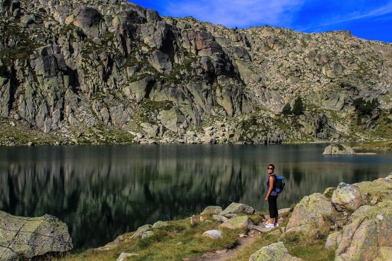Ruta de l´Isard: Estany de Sant Maurici en el Parque de Aigüestortes