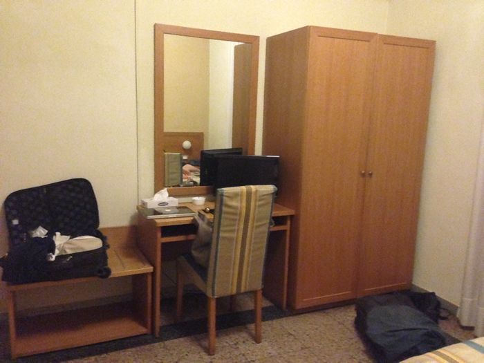 Habitación del Hotel Moderno en Pisa