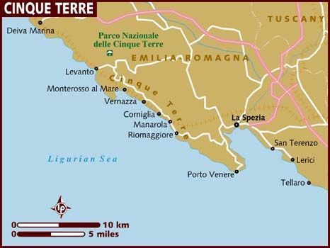 Preparar un viaje a Cinque Terre