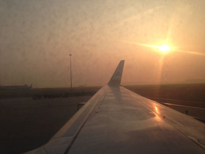 Recién aterrizados en Amsterdam
