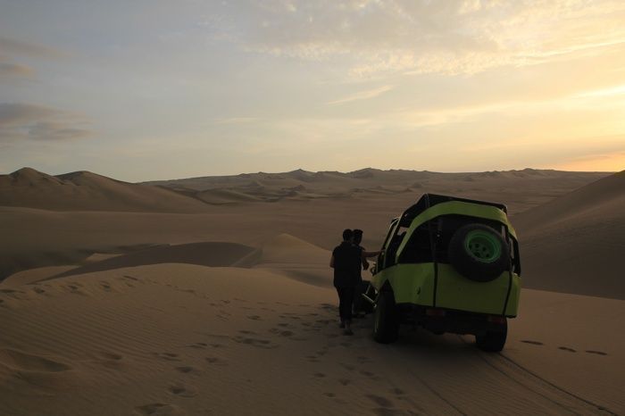 Buggie en el Oasis de Huacachina