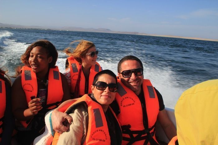 Acercándonos a las Islas Ballestas