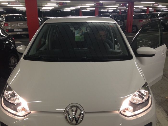 Nuestro coche de alquiler en Suiza