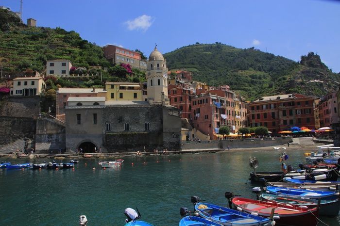 El puerto de Vernazza