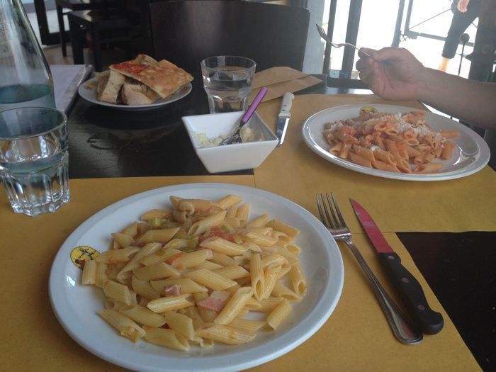 Comiendo en La Spezia