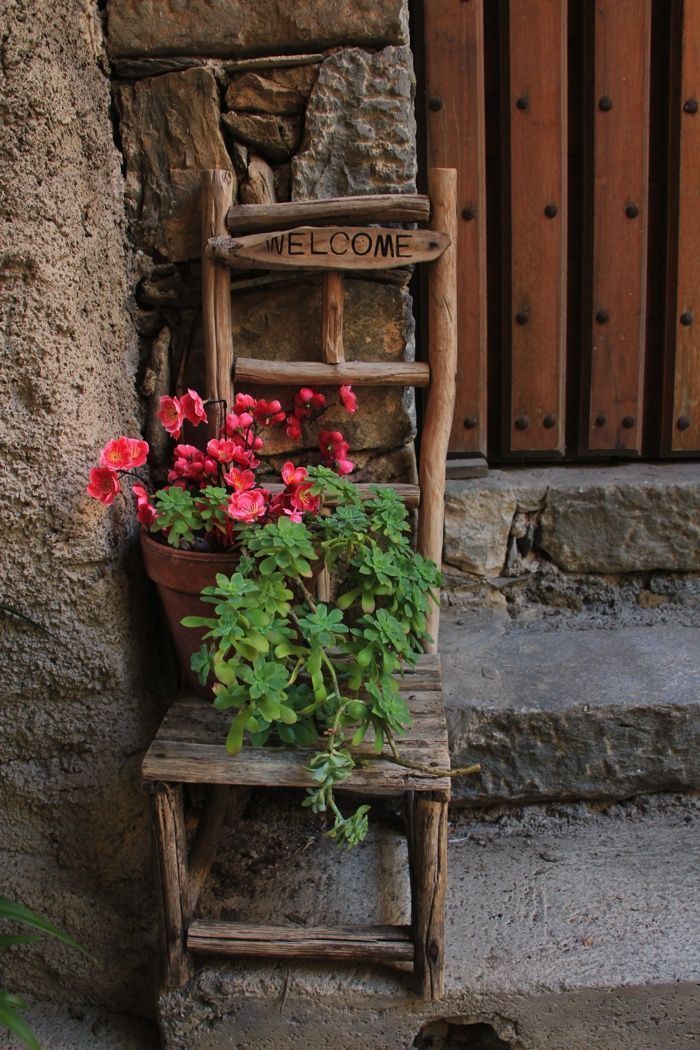 Detalles en las calles de Vernazza