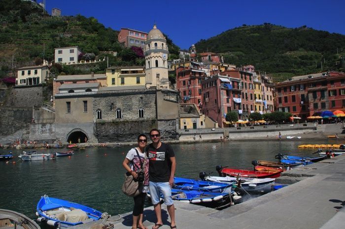En el puerto de Vernazza