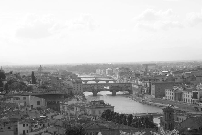 Florencia en blanco y negro