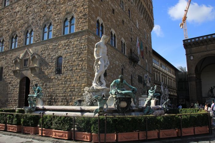 Fuente en la Piazza della Signoría