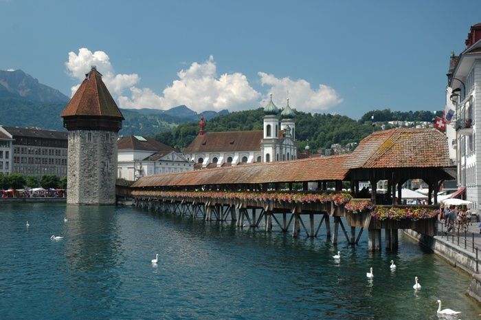 Lucerna, una de las ciudades que no podían faltar en la guía de Suiza