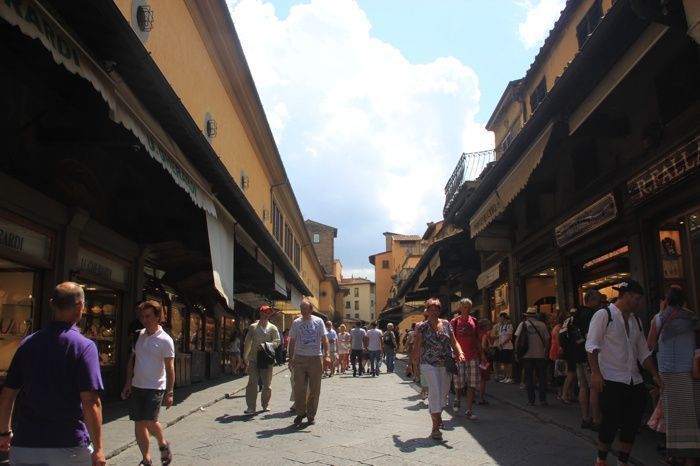Paseando por el Ponte Vecchio