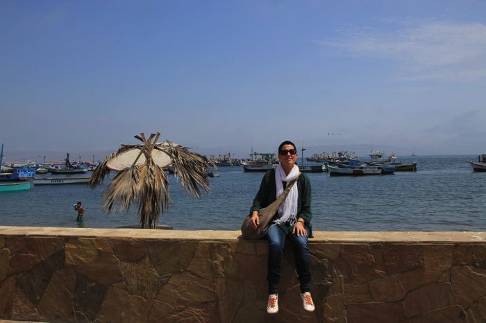 Paseo central de Paracas