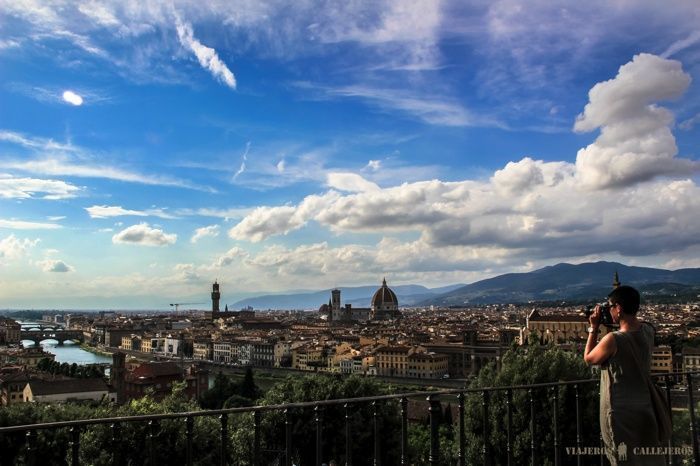 Florencia desde la Piazza Michelangelo