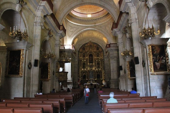 Interior de laIglesia de la Compañía