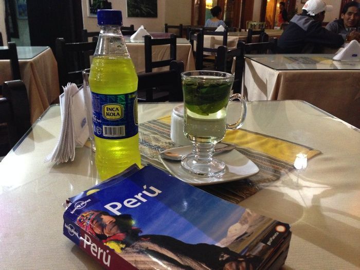 Mate de Coca y Inka Cola en Arequipa
