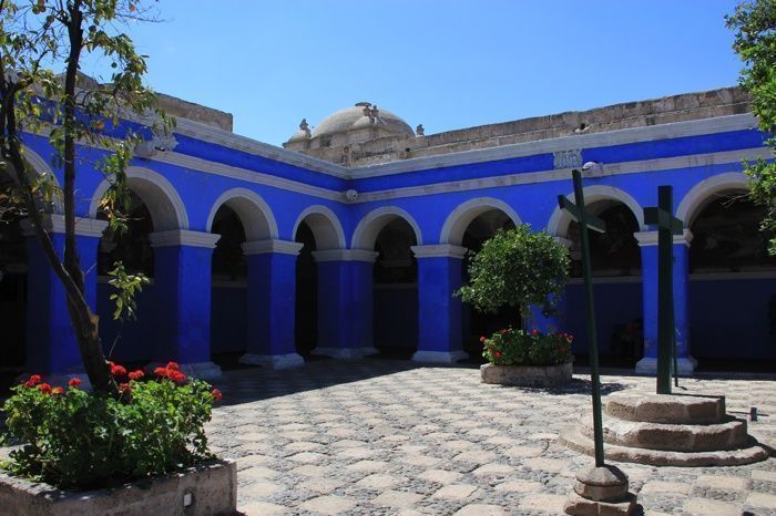 Rincón del Monasterio de Santa Catalina. Arequipa en un día