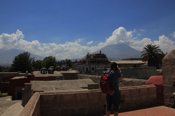Vistas del volcán Misti