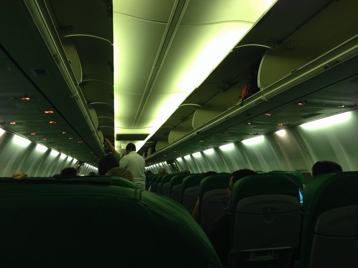 Avión de Transavia que nos llevará a Ámsterdam
