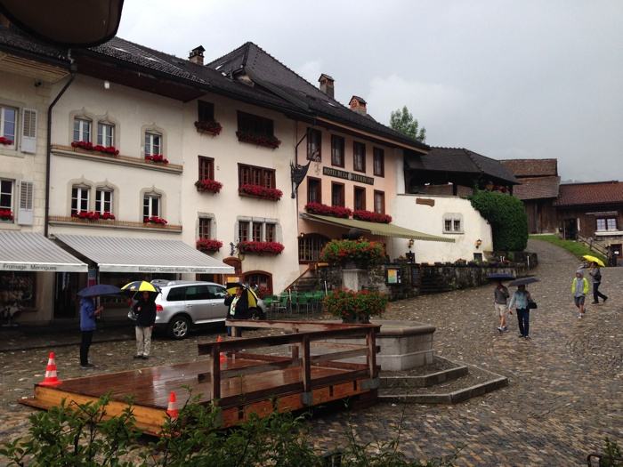 Sigue lloviendo en Gruyères