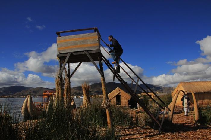 Plataforma de observación de las islas Uros