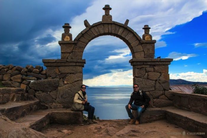 Isla de Taquile en el Lago Titicaca
