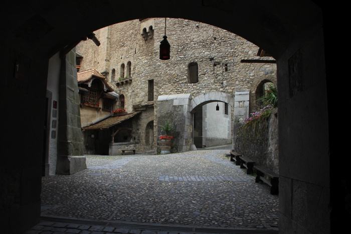 Entrada del Castillo de Chillon