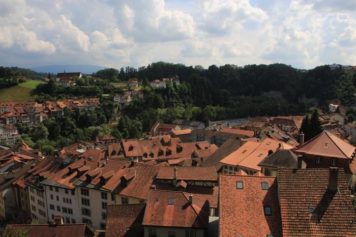 Vistas de Friburgo desde un mirador