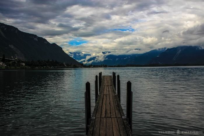 En el lago del Castillo de Chillon...