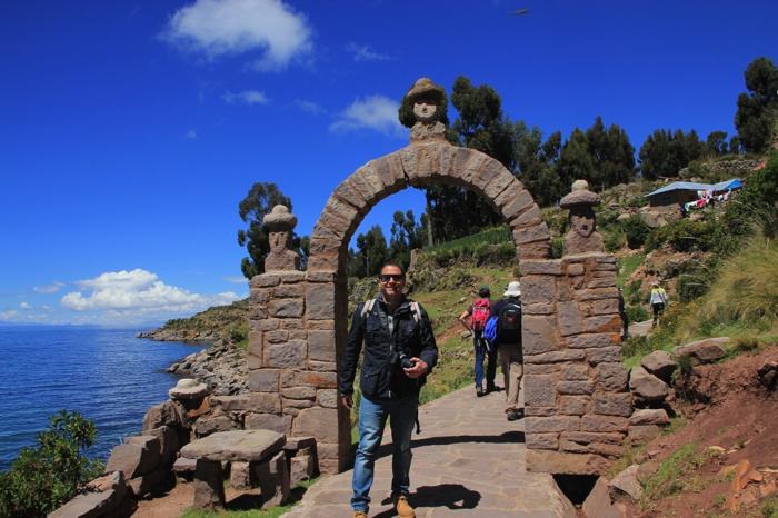 Empezamos el ascenso a la Isla de Taquile