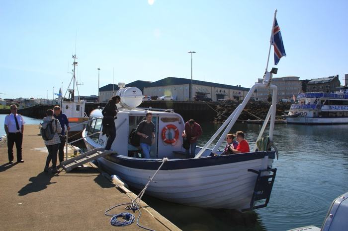 Embarcando con Special Tours en busca de puffins