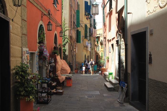 Calles de Portovenere en Italia