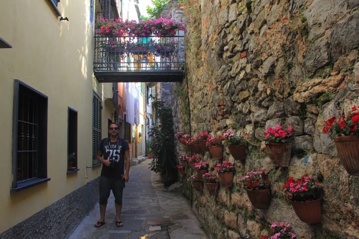 Calles de Portovenere marcadas siempre por el colorido