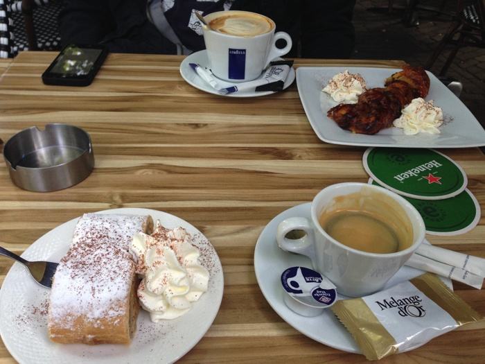 Desayunando en Ámsterdam
