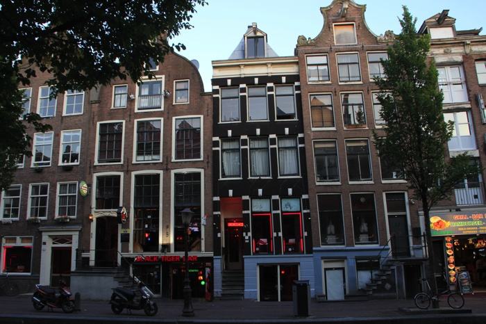 Escaparates en el Barrio Rojo de Ámsterdam