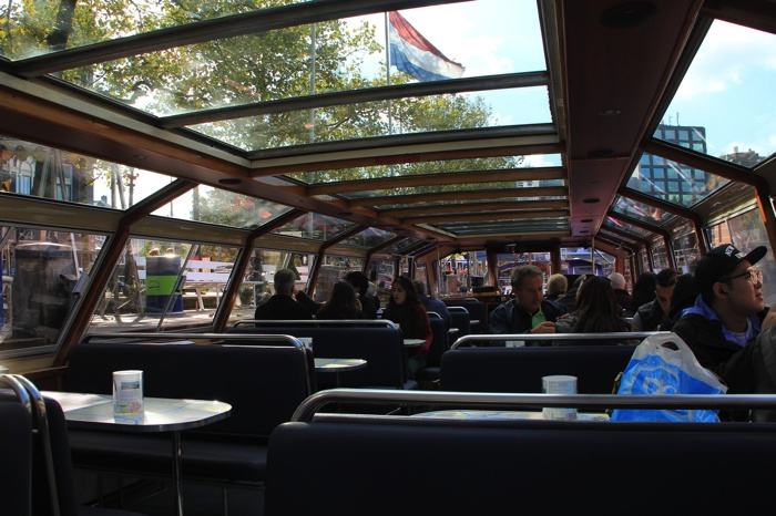 Interior Blue Boat