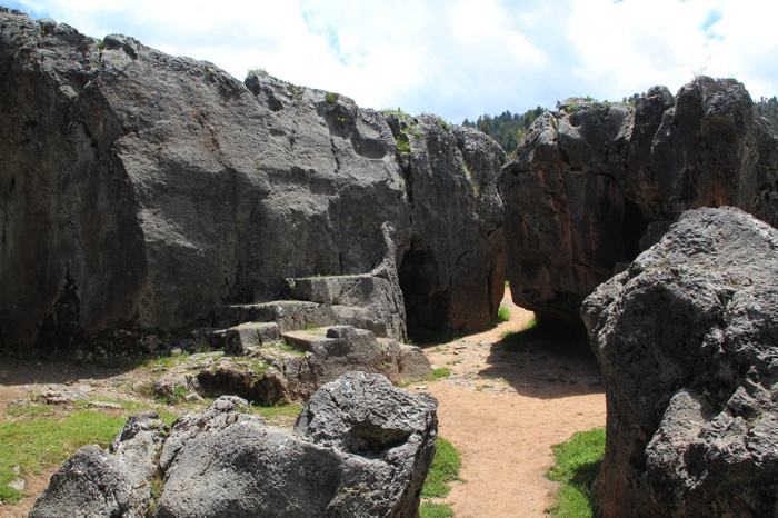 Pasillos zingagueantes en Qenqo