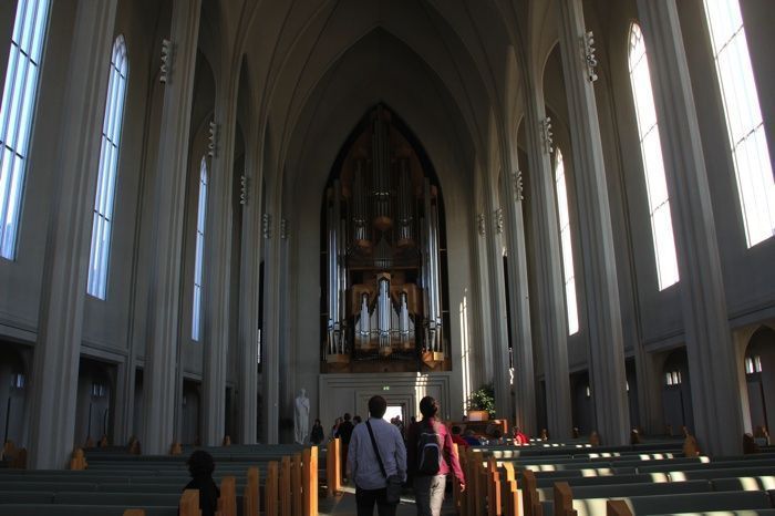 Interior de Hallgrímskirkja