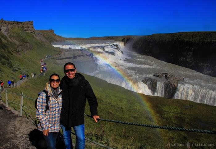 Gullfoss en el Círculo Dorado de Islandia
