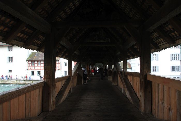 Atravesando el Kapellbrücke