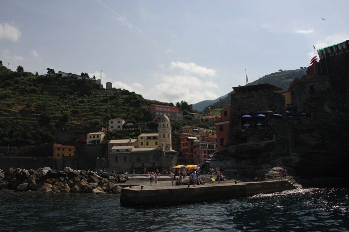 Vernazza desde el barco
