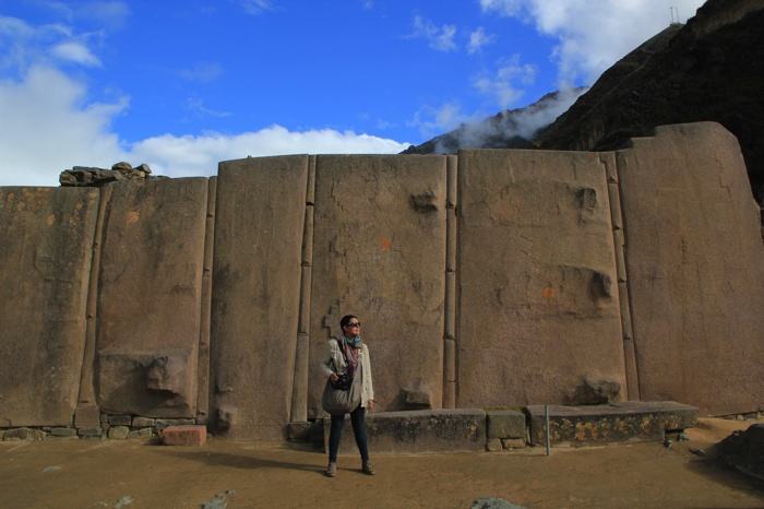 Centro de Ceremonias en las ruinas de Ollantaytambo