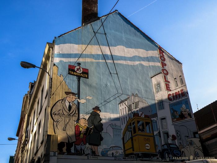 Ruta de fachadas de cómic en Bruselas