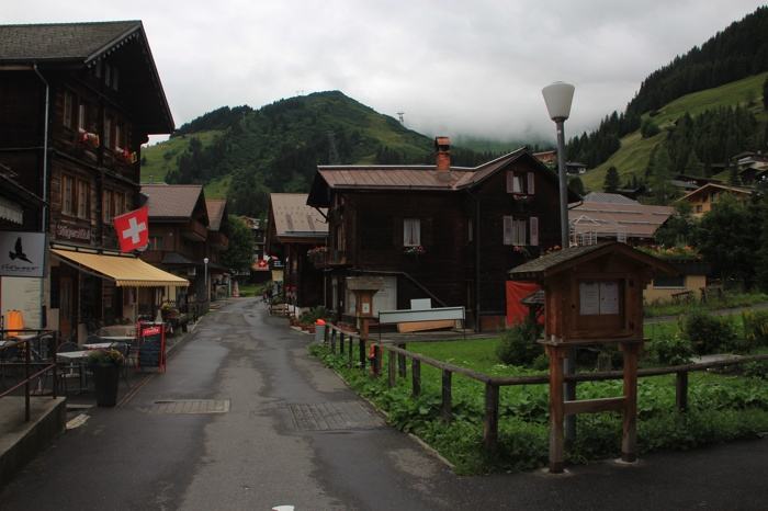 Calles de Murren, en el Valle de las 72 cascadas