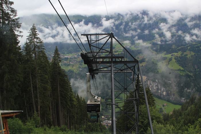 Funicular de Grütschalp a Lauterbrunnen